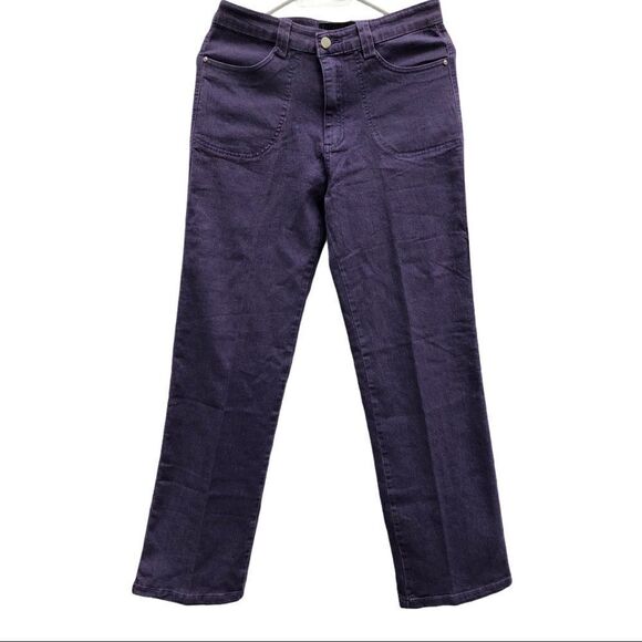 simply Lavish Purple Jean Pants - Picture 2 of 11